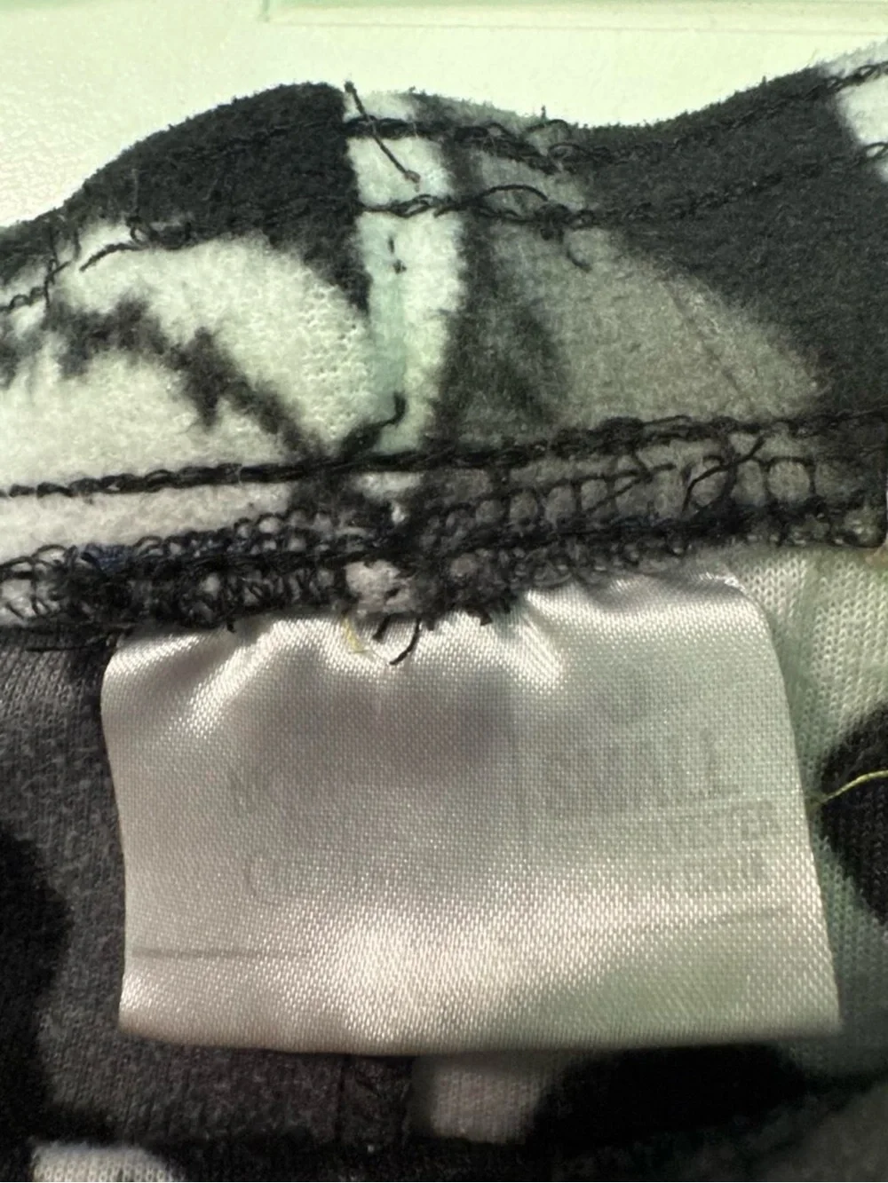 Disney Jack Skellington Black & Gray Fleece Pajama Pants